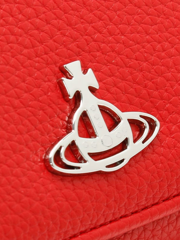 Small Johanna Red Vegan Frame Wallet