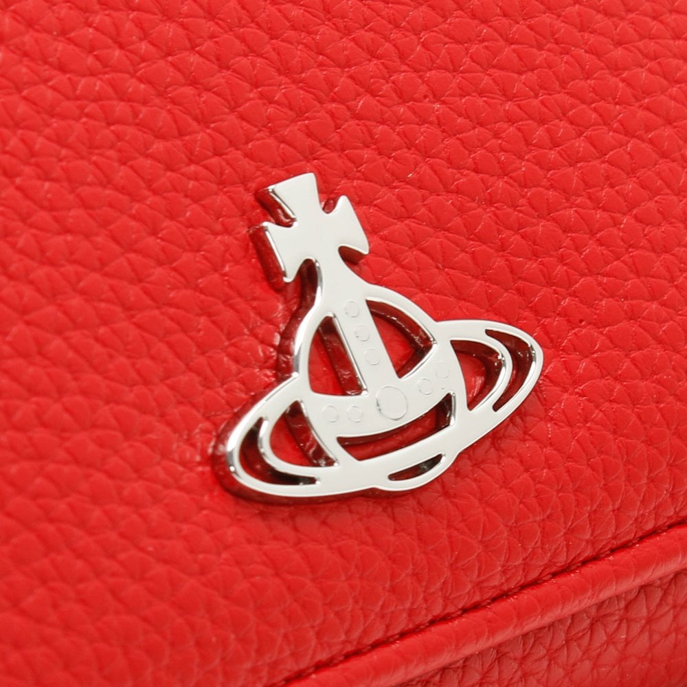 Small Johanna Red Vegan Frame Wallet