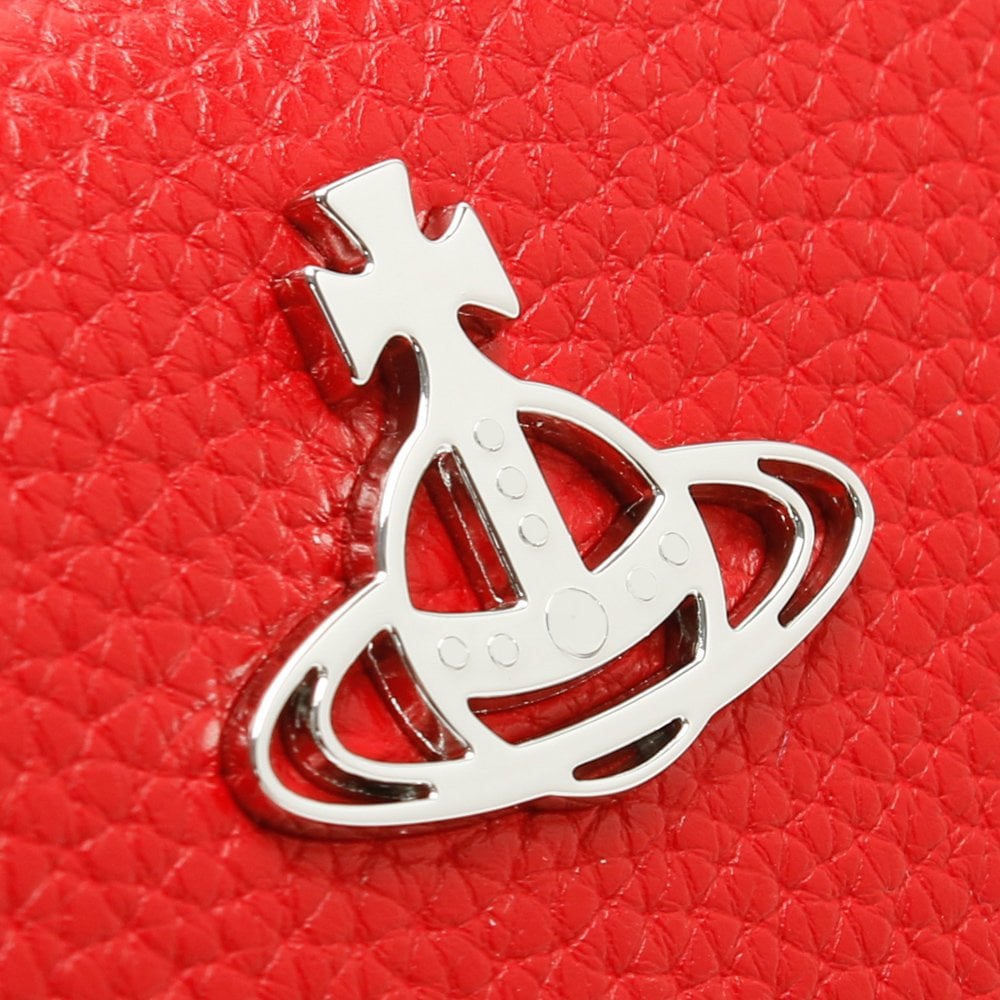 Johanna Red Vegan Zip Around Wallet