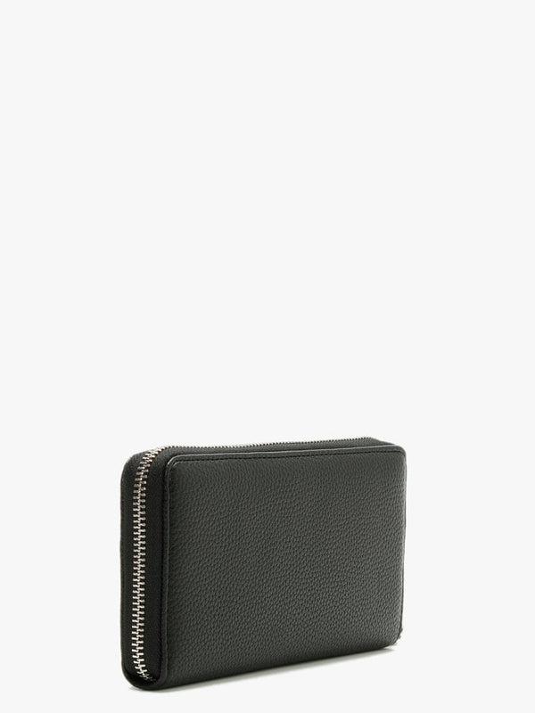 Johanna Vegan Black Zip Around Wallet