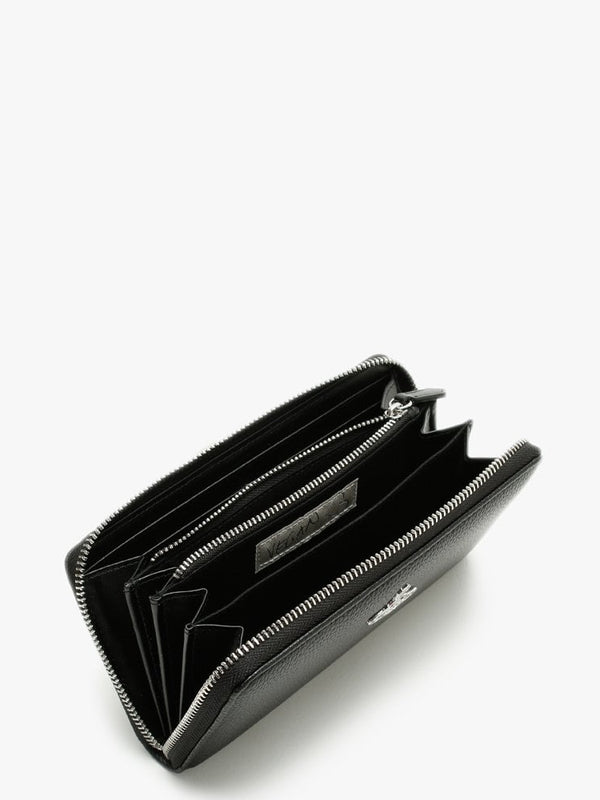 Johanna Vegan Black Zip Around Wallet