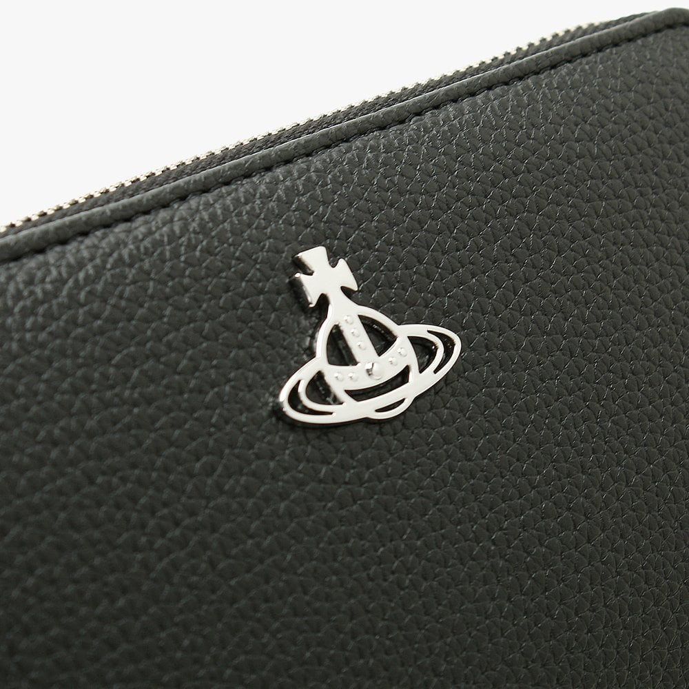 Johanna Vegan Black Zip Around Wallet