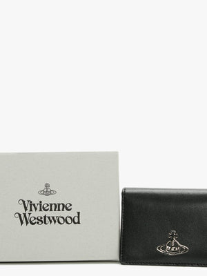 Small Anna Black Leather Card Holder