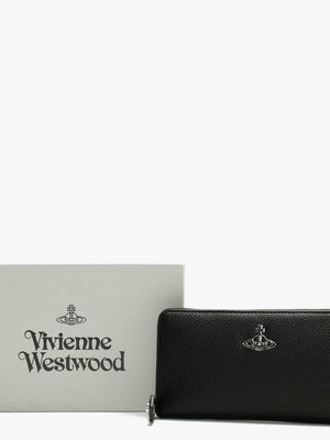 Johanna Vegan Black Zip Around Wallet