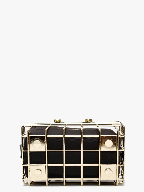 Cage Black Basket Bag