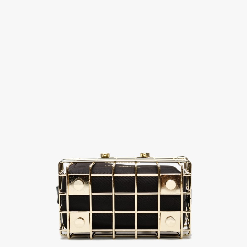 Cage Black Basket Bag