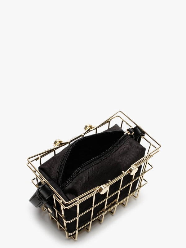 Cage Black Basket Bag