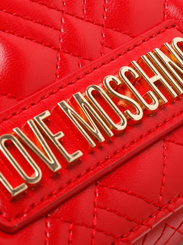 Diamond Check Red Evening Bag