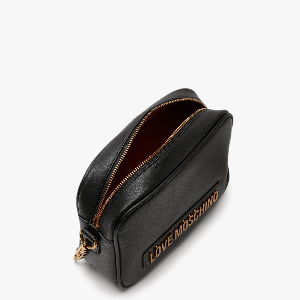 Logo Black Cross-Body Bag