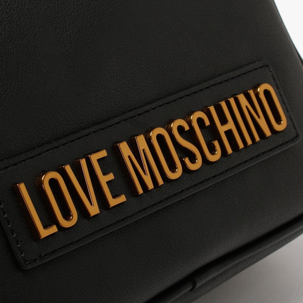 Logo Black Cross-Body Bag