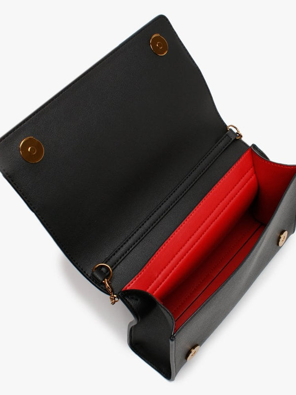 Square Chain Black Evening Bag