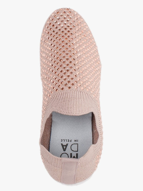 Beani Nude Diamond Embellished Trainers