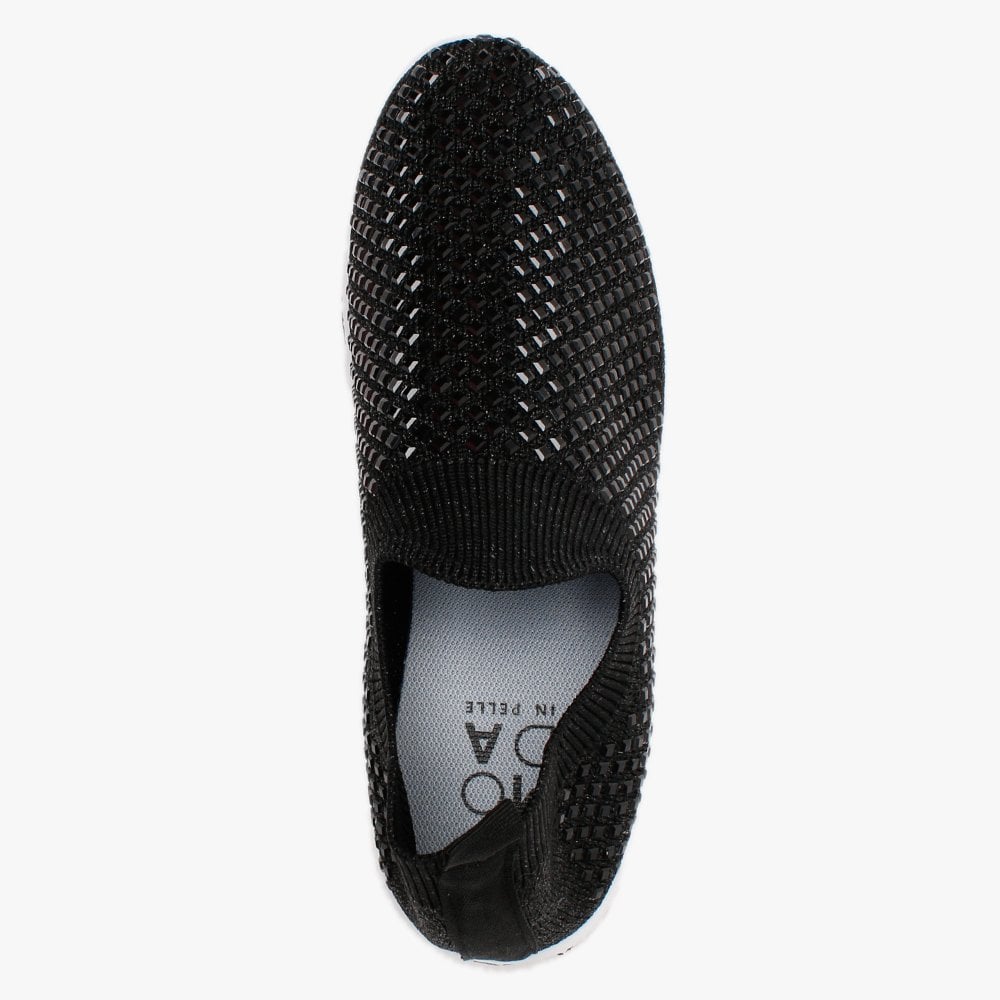 Beani Black Diamond Embellished Trainers