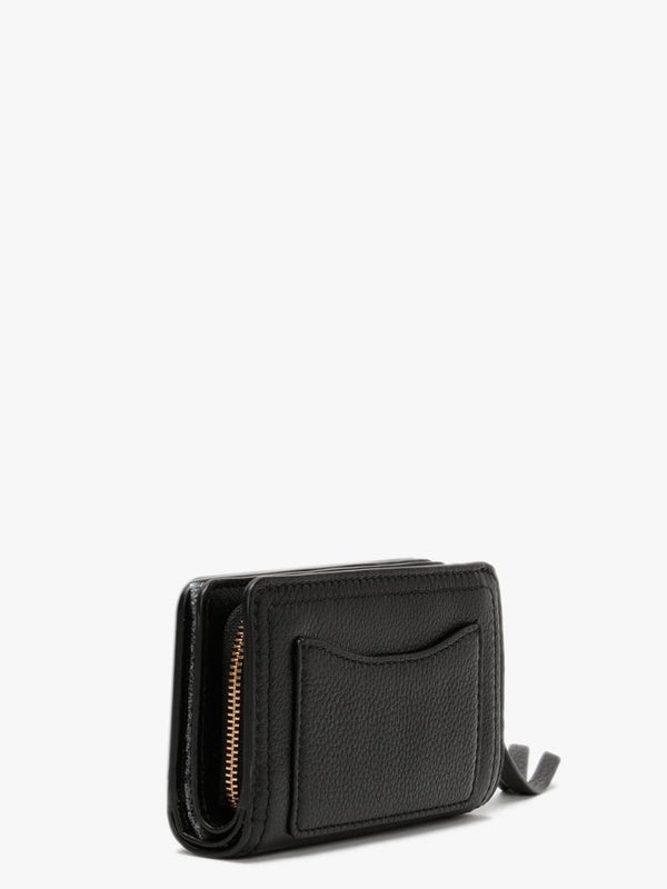 Softshot Black Leather Compact Wallet