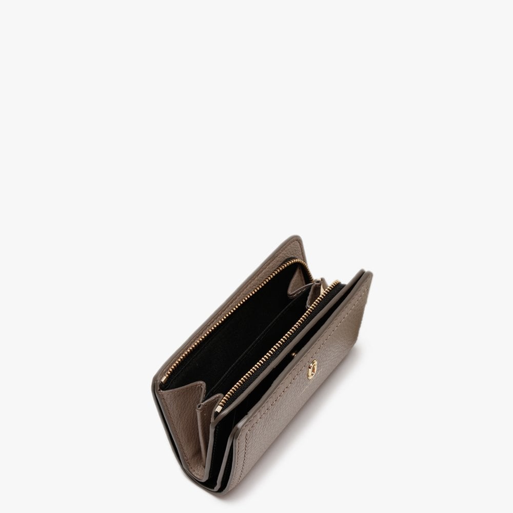Softshot Cement Leather Compact Wallet