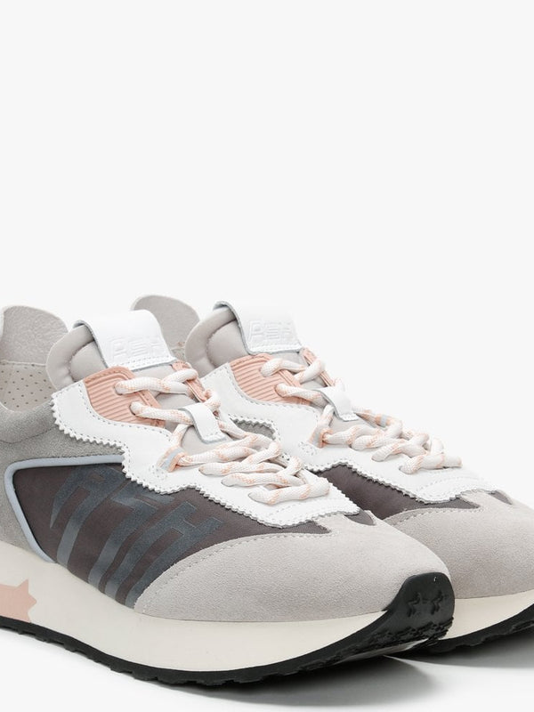 Tiger Light Grey White Nude Trainers