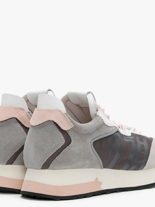 Tiger Light Grey White Nude Trainers
