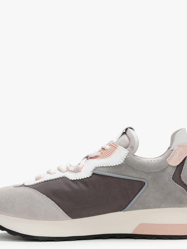 Tiger Light Grey White Nude Trainers