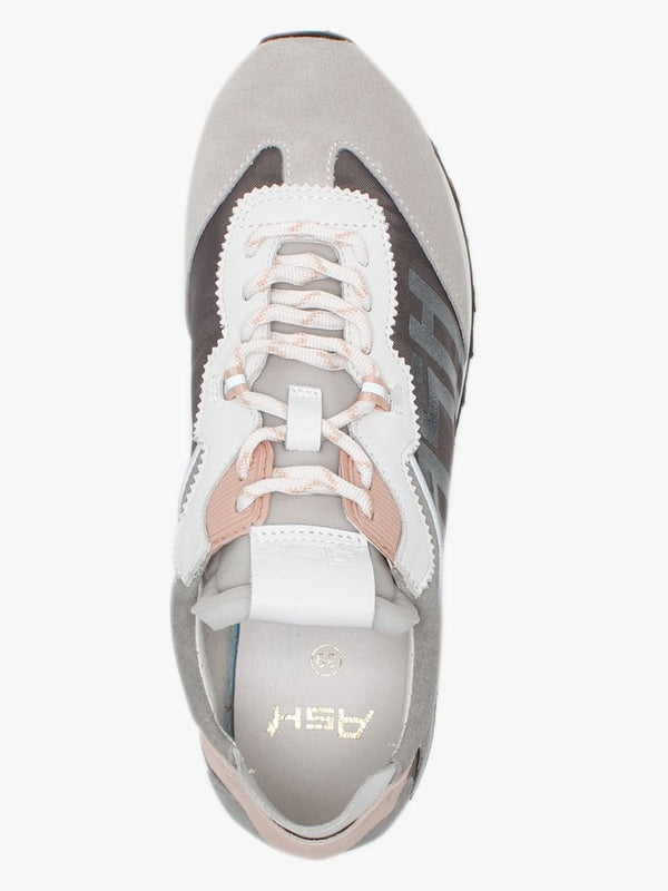 Tiger Light Grey White Nude Trainers