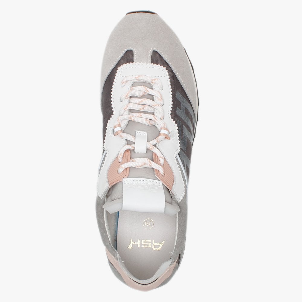 Tiger Light Grey White Nude Trainers