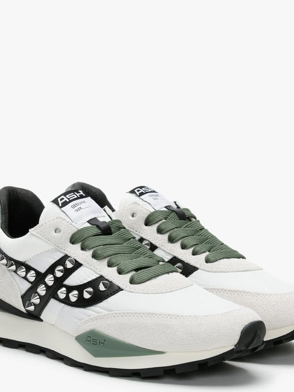 Spider Studs Off White Black Light Aviator Trainers