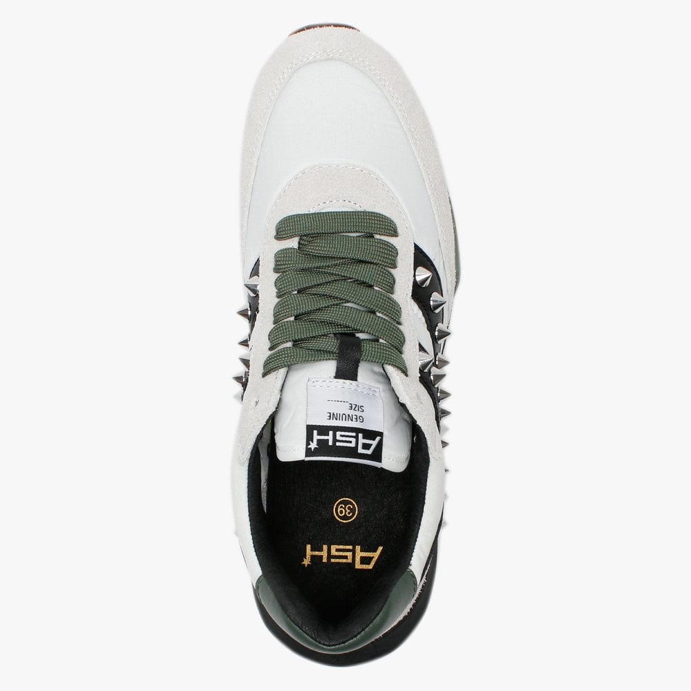 Spider Studs Off White Black Light Aviator Trainers