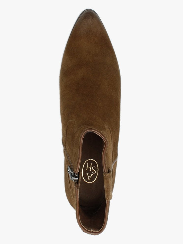 Houston Russet Suede Western Boots