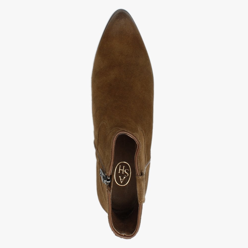 Houston Russet Suede Western Boots