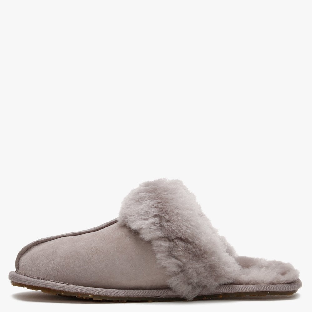 Opal Double-Face Sheepskin Closed Mule Slippers