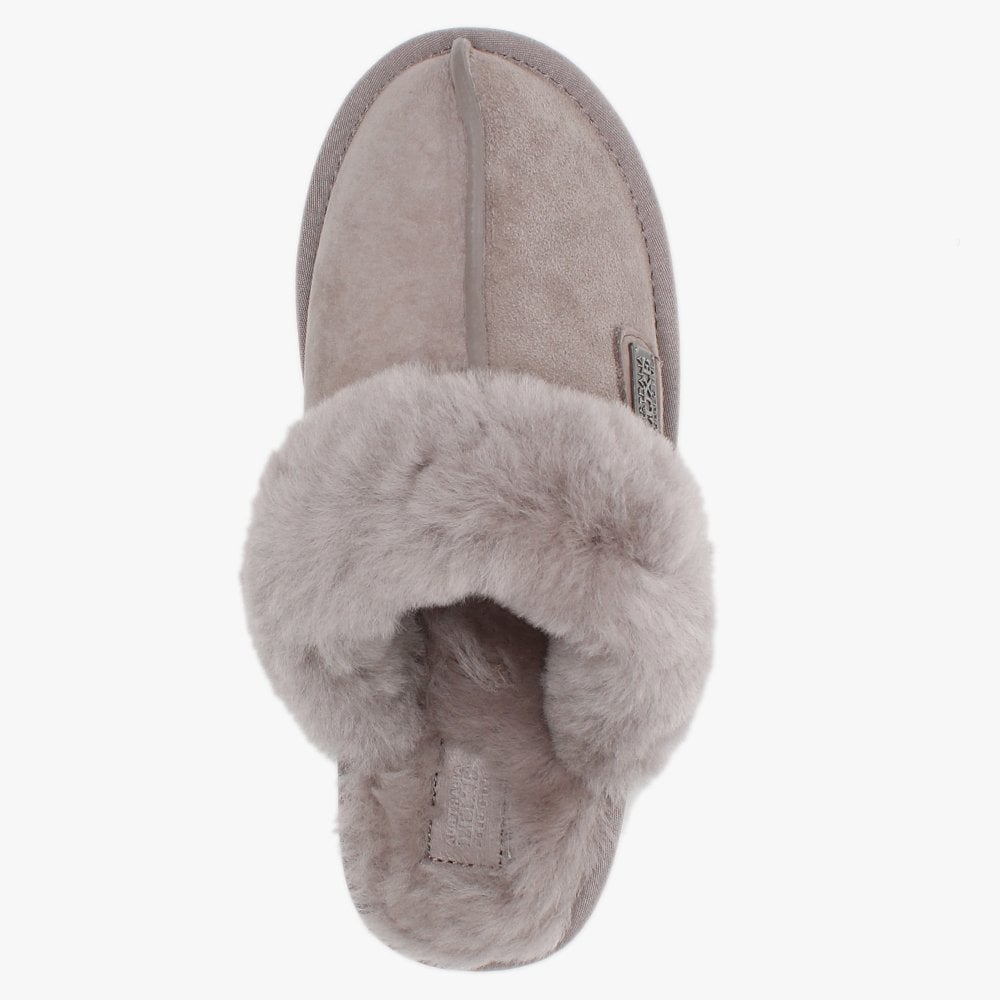 Opal Double-Face Sheepskin Closed Mule Slippers