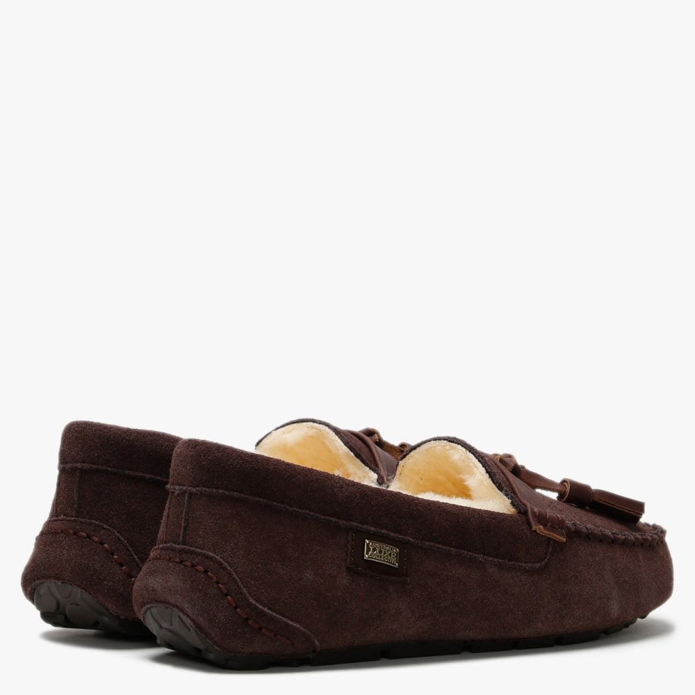 Patrese Brown Double-Face Sheepskin Slippers