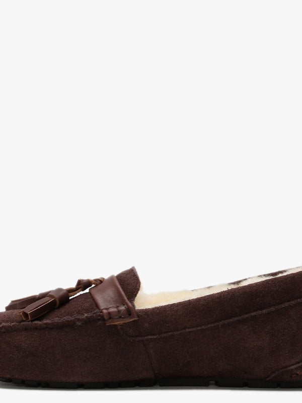 Patrese Brown Double-Face Sheepskin Slippers