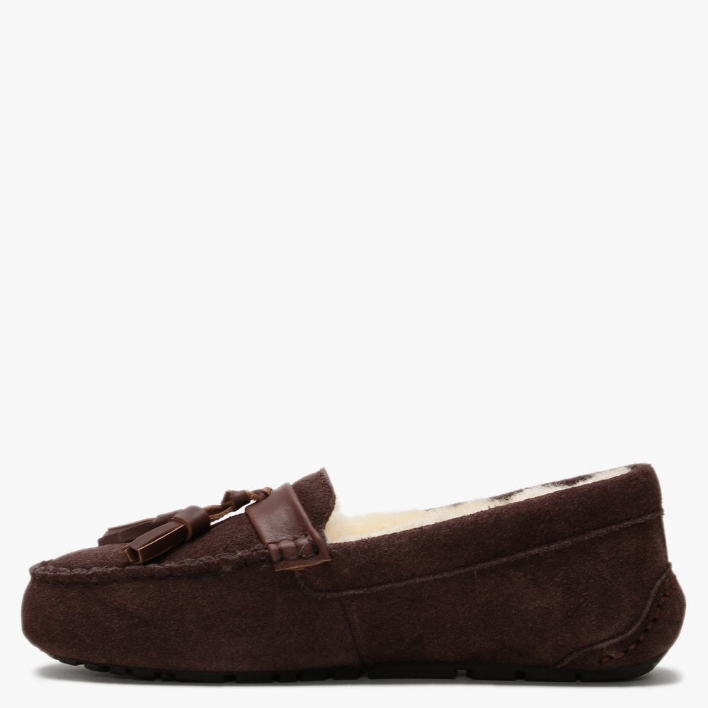 Patrese Brown Double-Face Sheepskin Slippers