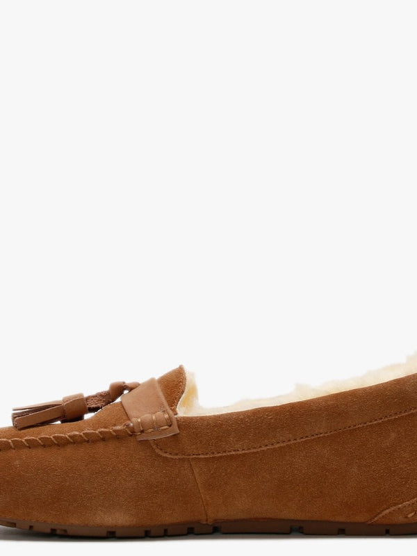 Patrese Tan Double-Face Sheepskin Slippers