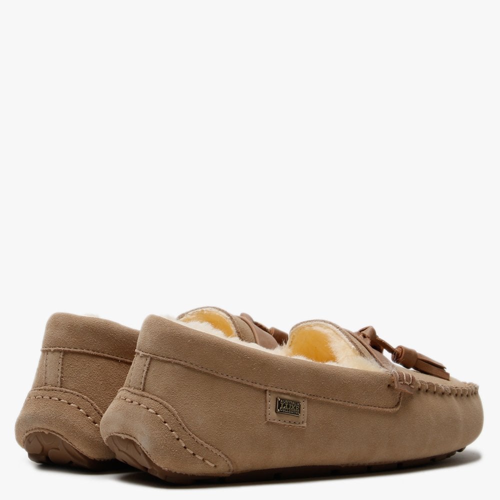 Patrese Beige Double-Face Sheepskin Slippers