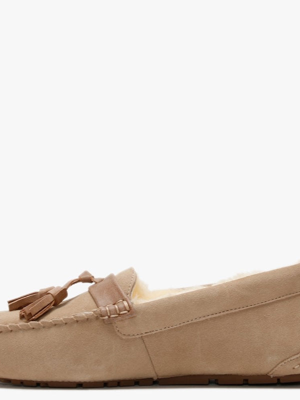Patrese Beige Double-Face Sheepskin Slippers