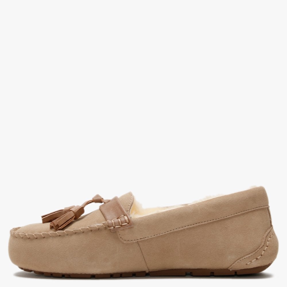 Patrese Beige Double-Face Sheepskin Slippers