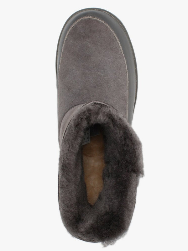 Cameron Grey Double-Face Sheepskin Boots