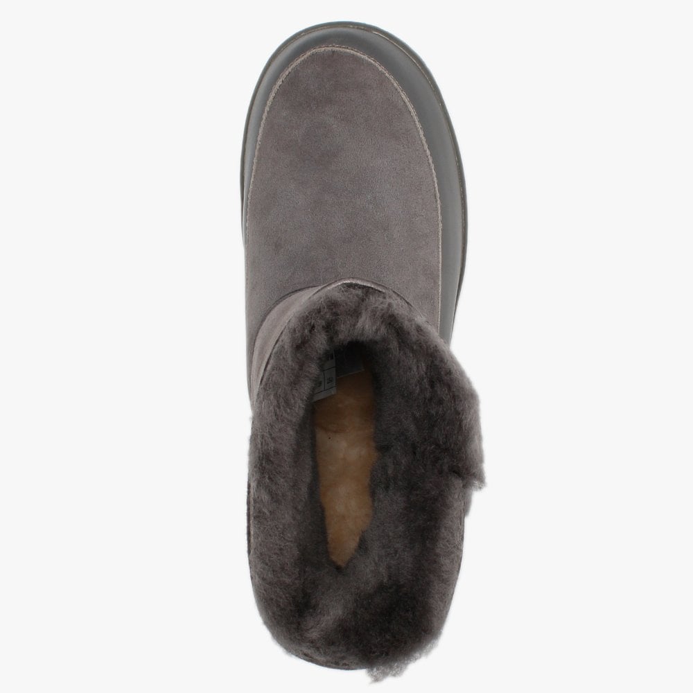 Cameron Grey Double-Face Sheepskin Boots