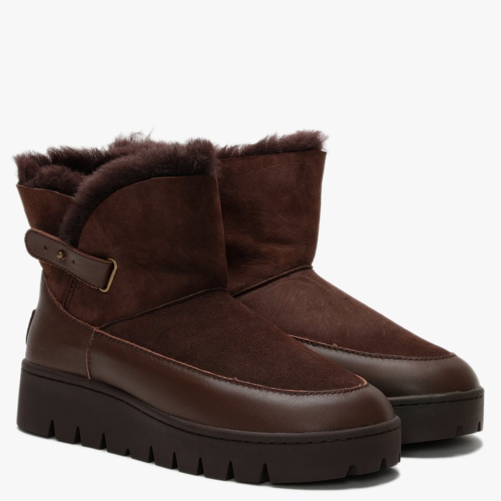 Cameron Brown Double-Face Sheepskin Boots