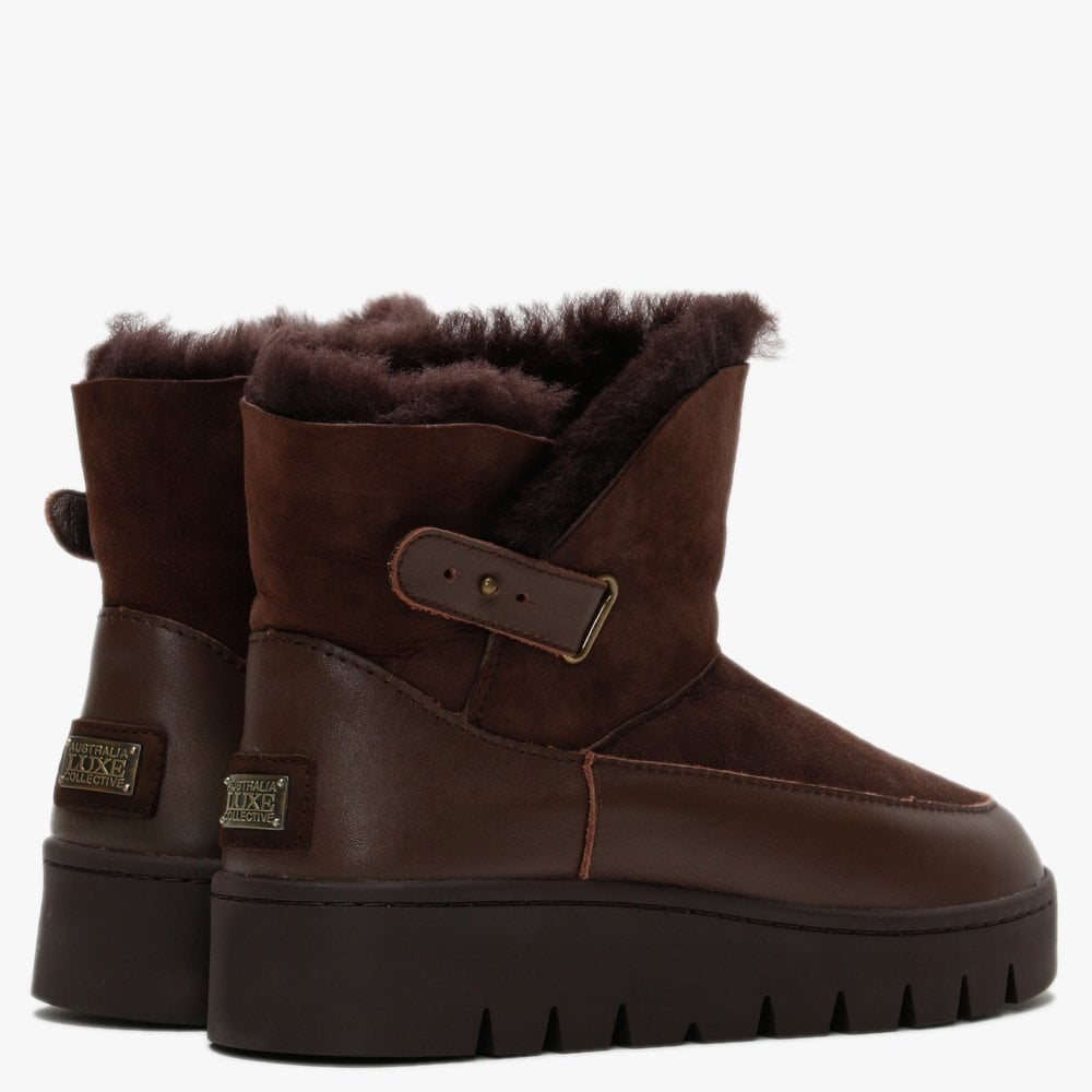 Cameron Brown Double-Face Sheepskin Boots