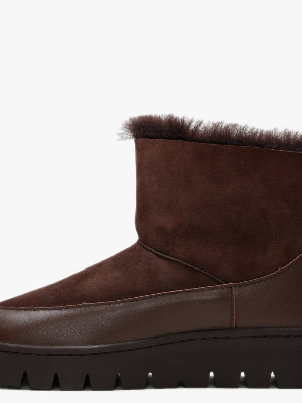 Cameron Brown Double-Face Sheepskin Boots