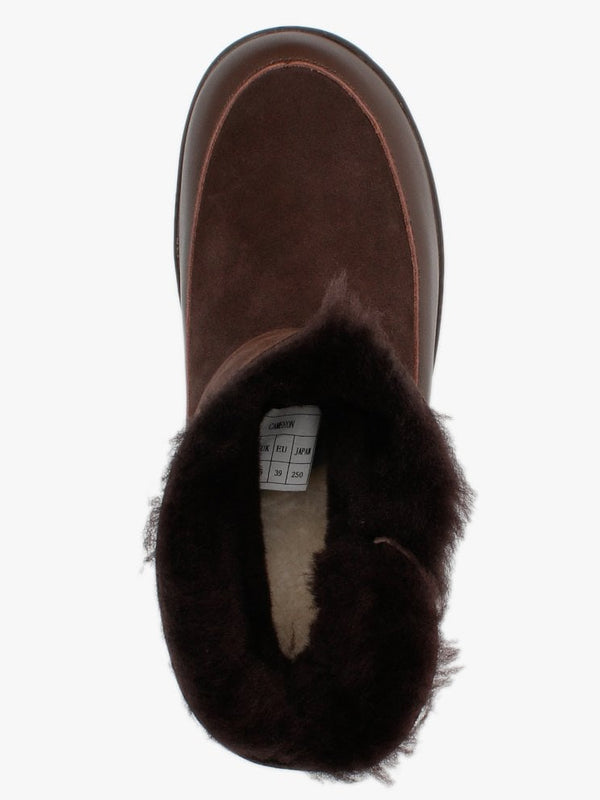 Cameron Brown Double-Face Sheepskin Boots