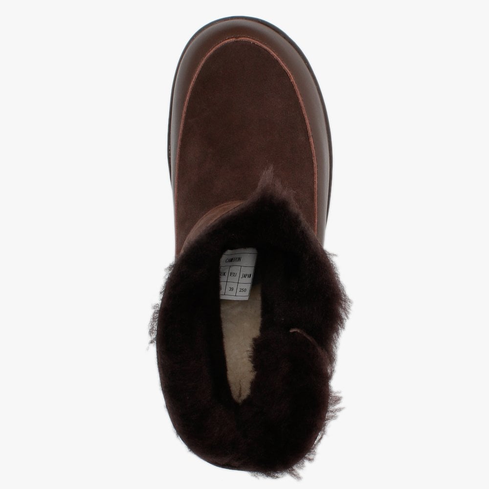 Cameron Brown Double-Face Sheepskin Boots