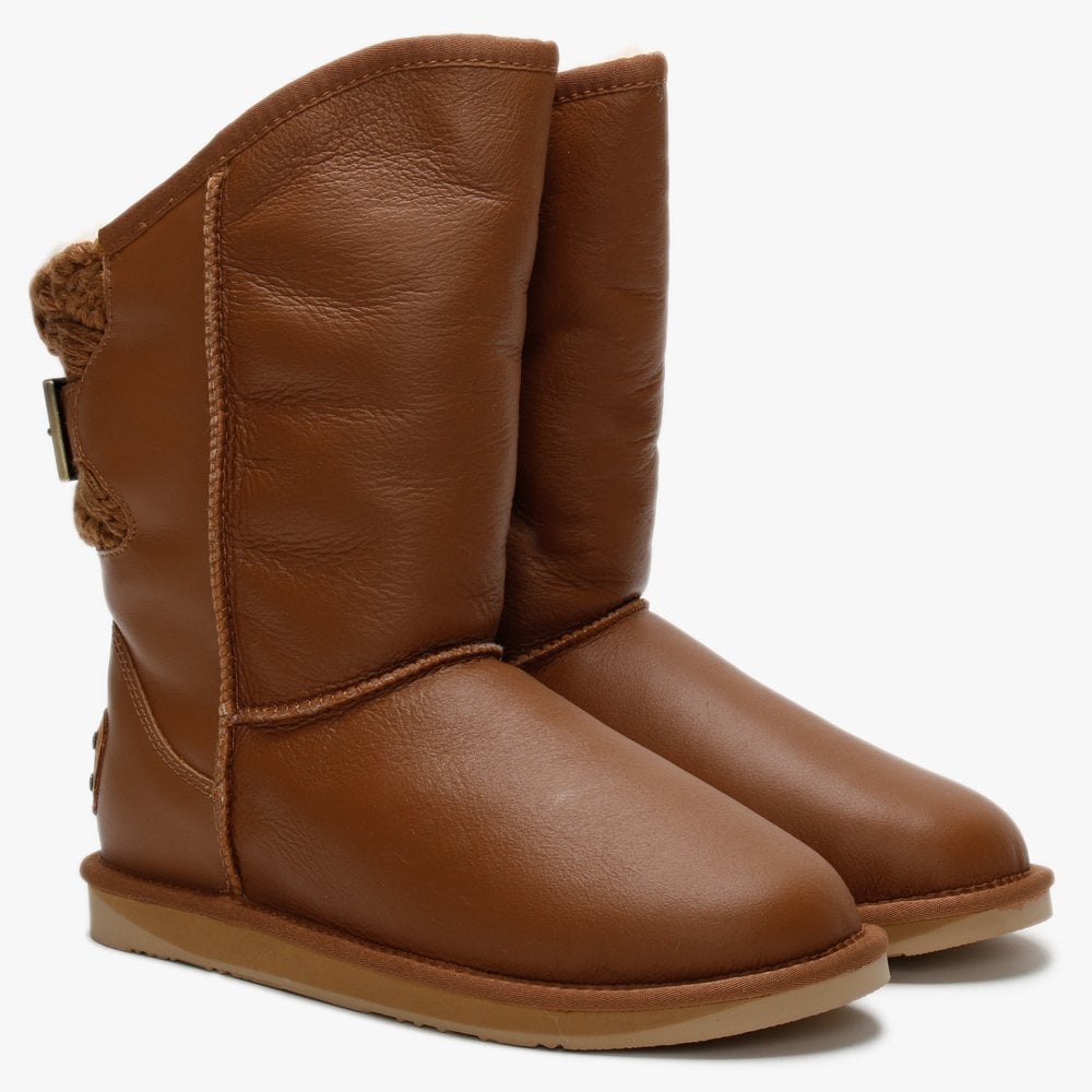 Spartan Short Nappa Tan Double-Faced Ankle Boots