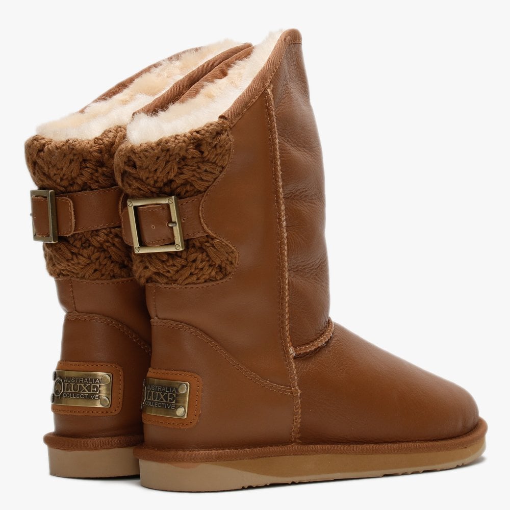 Spartan Short Nappa Tan Double-Faced Ankle Boots