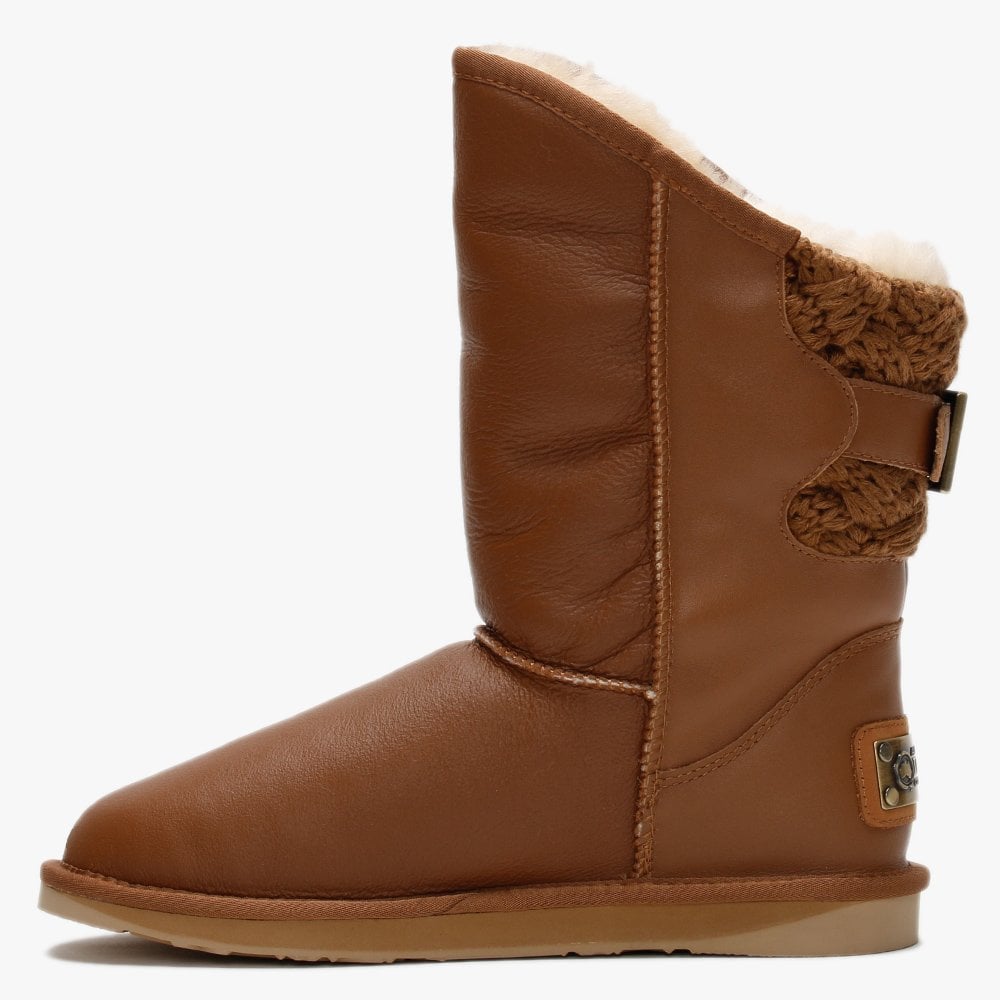Spartan Short Nappa Tan Double-Faced Ankle Boots