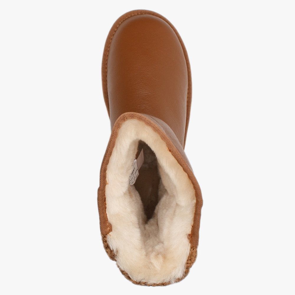Spartan Short Nappa Tan Double-Faced Ankle Boots