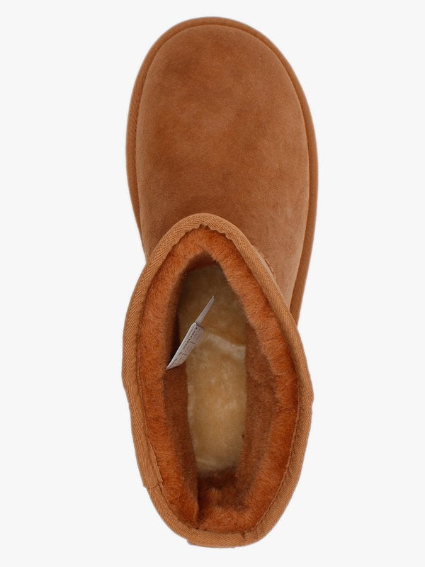 Cosy X-Short Tan Double-Faced Sheepskin Ankle Boots