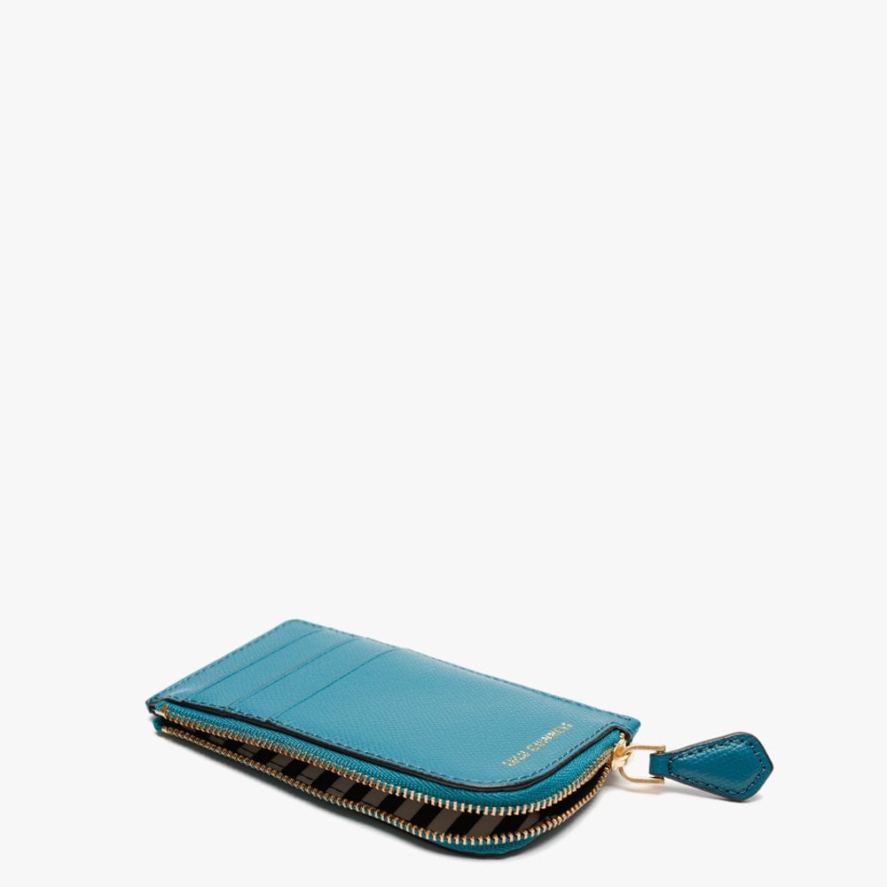 Lip Pin Leah Emerald Leather Wallet